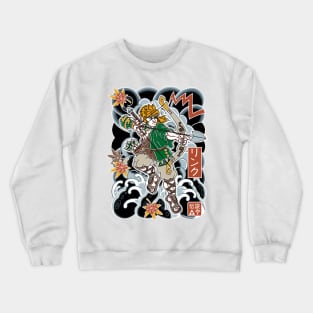 Irezumi Link - Japanese Tattoo - Video Game Crewneck Sweatshirt